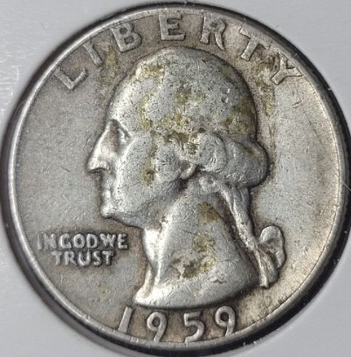 1959-D Washington Silver Quarter XF #0917