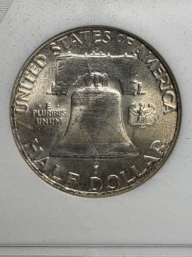 1950-D Franklin Half Dollar ANACS MS65