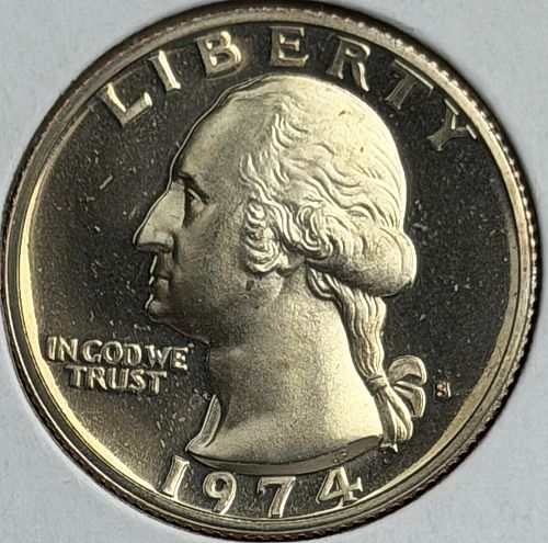 1974-S Washington Proof Clad Quarter