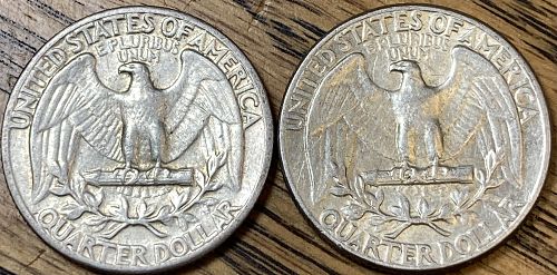 SILVER SEEKERS 2 1964P Washington quarters