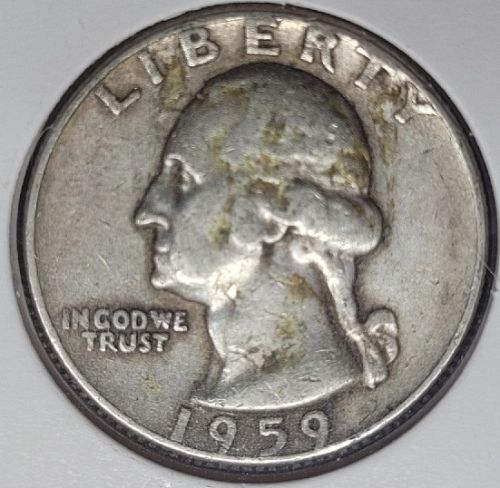 1959-D Washington Silver Quarter XF #0917