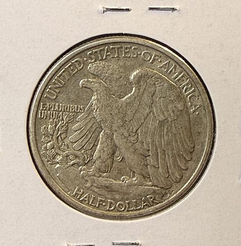 1942 Walking Liberty Half Dollar, Lightly Circulated, (22296)