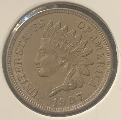1907 INDIAN HEAD MS63 BIN 70.00