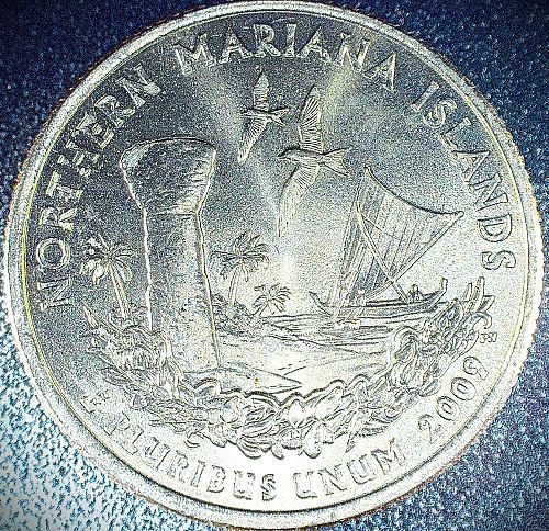 2009 P Northern Mariana Islands 50 States and Territories Quarter