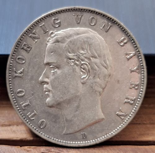 1910-D Germany Silver 3 Mark
