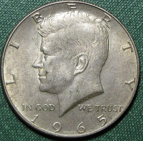 1965 P Kennedy Half Dollar