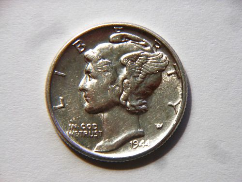 1944-P Silver Mercury Dime