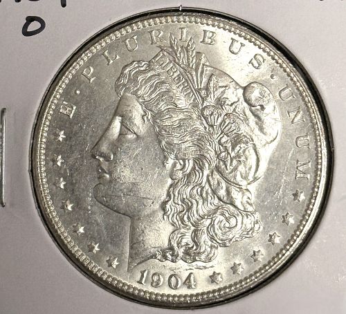 1904-O Morgan Silver Dollar, Choice Uncirculated, (20344)