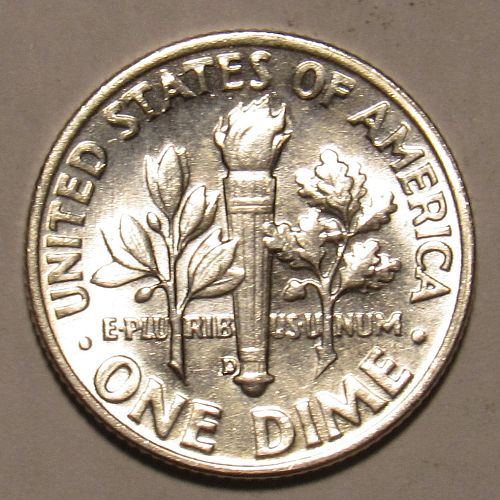 1956 D Roosevelt Dime, BU