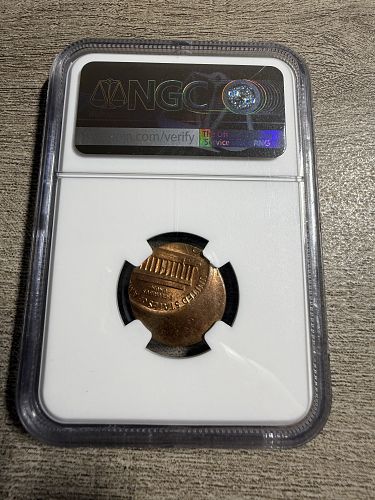 Lincoln Penny 1c Mint Error Uncirculated Struck Off Center NGC Graded Lincoln