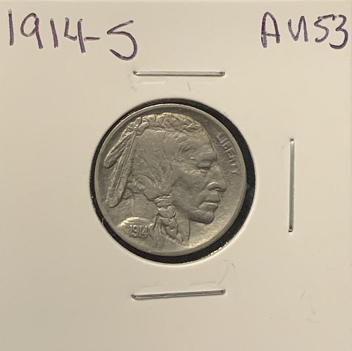 1914 S Buffalo / Indian Head Nickel Nickel Coin Value, Prices