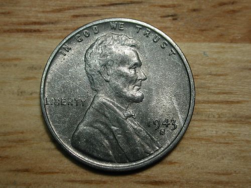 1943s Lincoln Wheat penny cent NICE !