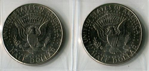 1 Set - 1991 - P & D  KENNEDY  HALF DOLLARS  -   FINE or BETTER