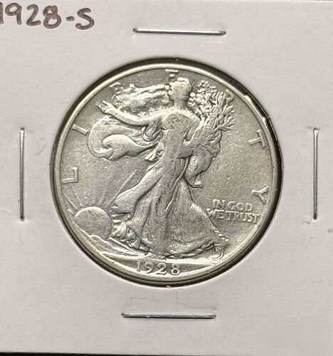 1928 S Walking Liberty Half Dollar Coin Value, Prices & Info | USA