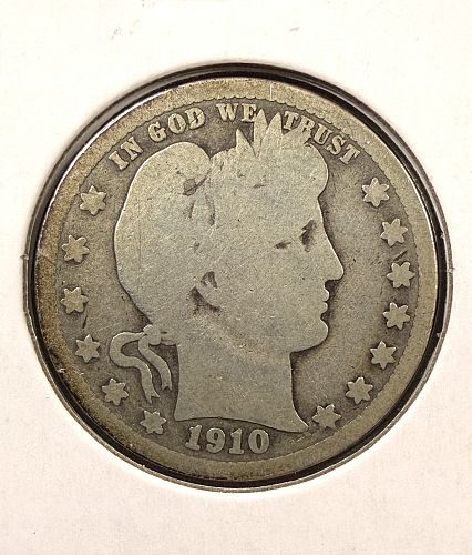 1910 Barber Quarter Coin Value, Prices & Info | USA Coin Book