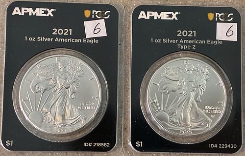 2021 P American Silver Eagle Bullion Coin Bullion (No Mint Mark