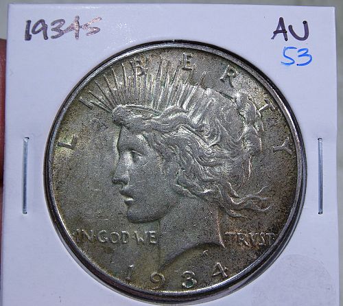 1934 S ピースダラー 1934 S Peace Dollar Coin Value, Prices & Info | USA Coin Book