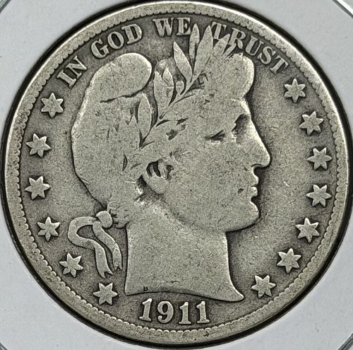 1911 S Barber Half Dollar Coin Value, Prices & Info | USA Coin Book