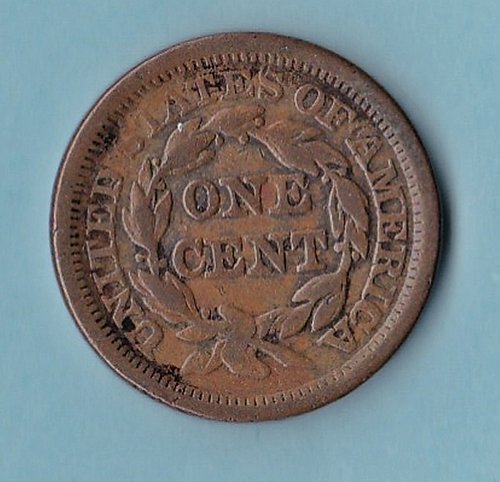 1855 Large Cent      (335)