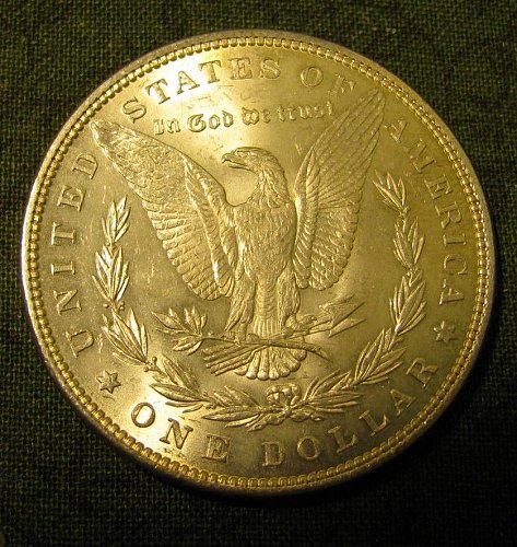1885-P Morgan Silver Dollar GEM BU #66