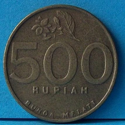 Indonesia 500 Rupiah 1997 km 59