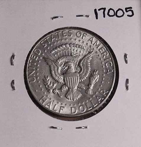 1968 D KENNEDY 40% SILVER HALF DOLLAR  #17005