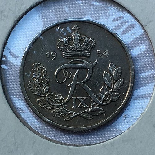 1954 Denmark 25 Ore