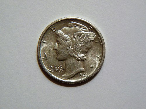 1944-S Silver Mercury Dime