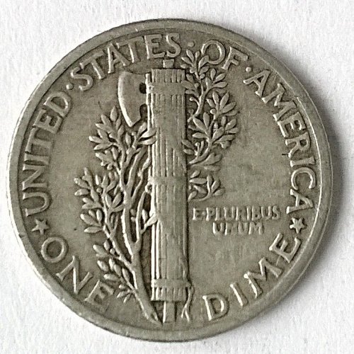 1941 P Winged Liberty Head Dime - Free Shipping for additional coins purchased on same invoice.