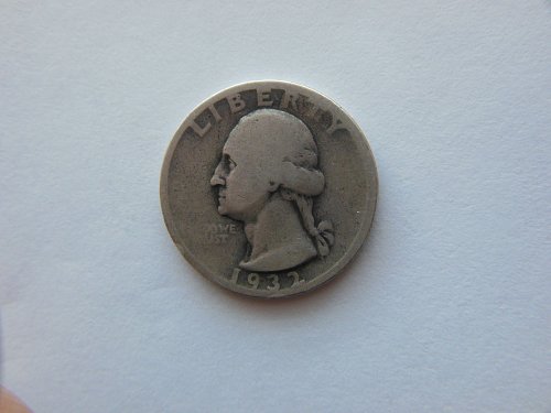 1932-S Silver Washington Quarter