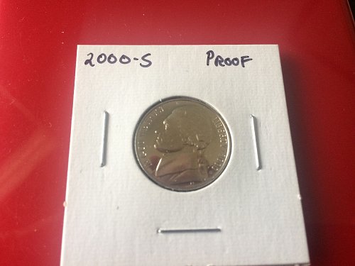 2000 S PROOF JEFFERSON NICKEL