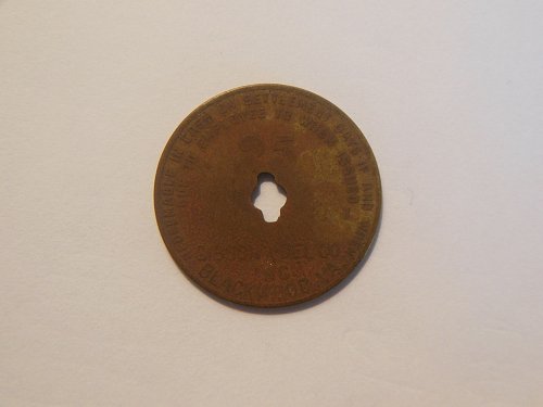 1941 25 Cents Gibson Fuel Co. Mining Scrip Token