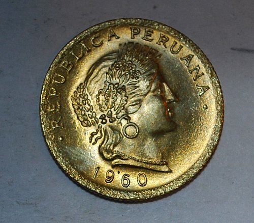 PERU 20 Centavos 1960  (182)
