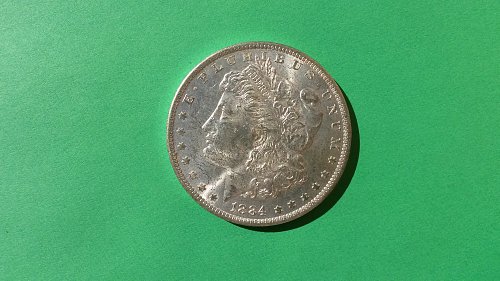 1884 O BU Morgan Silver Dollar