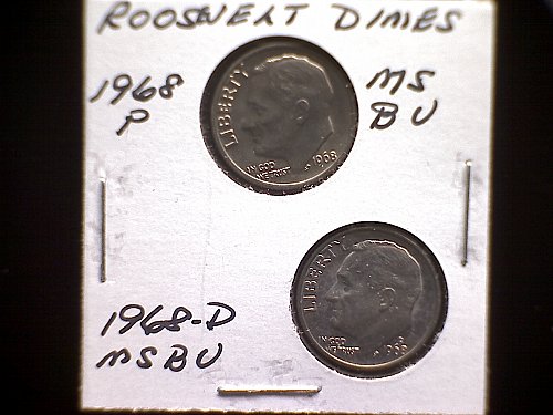 1968-P &1968-D ROOSEVELT DIMES