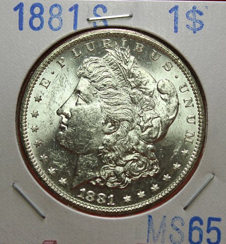 1881 S Morgan $1