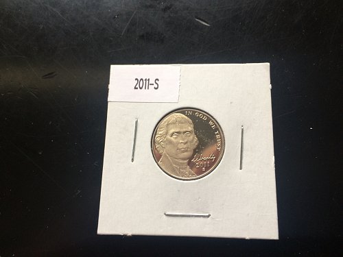 2011 S GEM PROOF JEFFERSON NICKEL