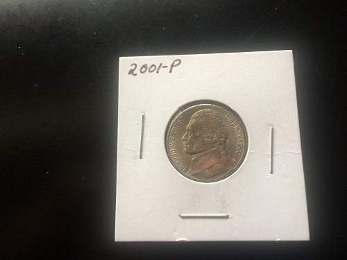 2001 P JEFFERSON NICKEL