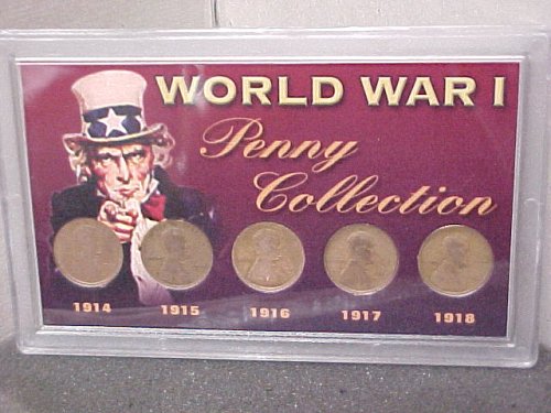 Lincoln Penny War Collection WWI & WWII