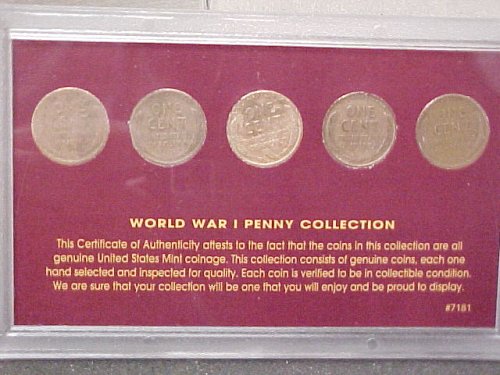 Lincoln Penny War Collection WWI & WWII