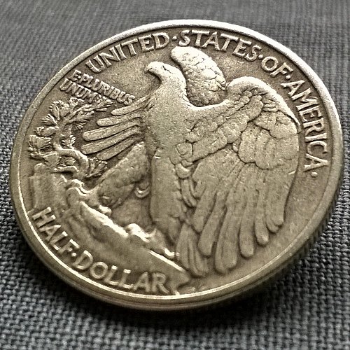 1943 P Walking Liberty Half Dollar - 8 Photos!