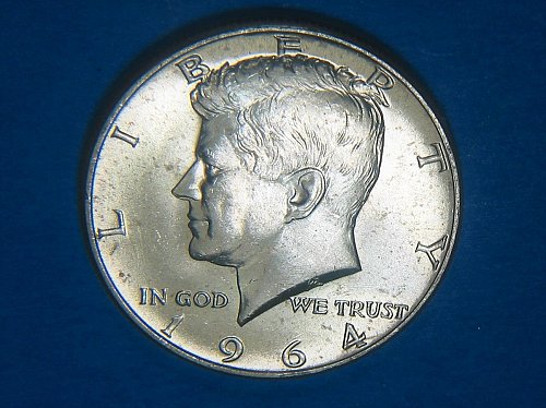 1964-D Kennedy Half ** Choice BU ** 90% Silver ** Great Mint Luster