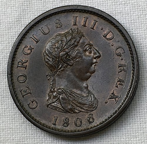 1806 Great Britain Penny - Uncirculated