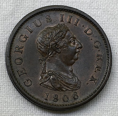 1806 Great Britain Penny - Uncirculated