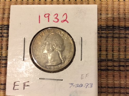 1932P WASHINGTON QUARTER