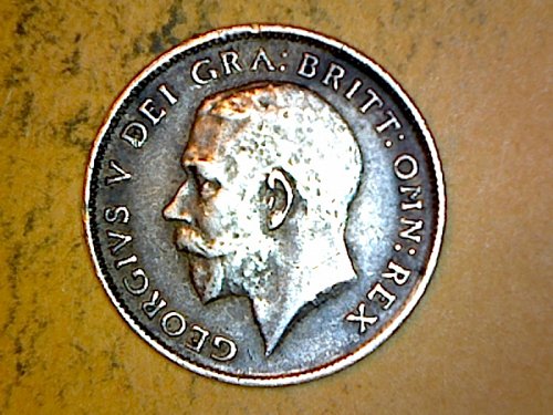 Great Britain 1916 6 Pence Silver