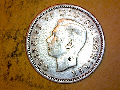 Great Britain 1943 6 Pence Silver