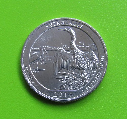 2014-P 25 Cents Everglades (Florida) America the Beautiful Quarters