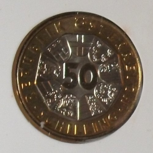 1997 Austria 50 Schilling Special Uncirculated