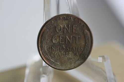 1949 D Lincoln Cent  AU Toned